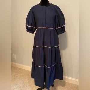 ENGLISH LAUNDRY tiered maxi dress with full sleeves